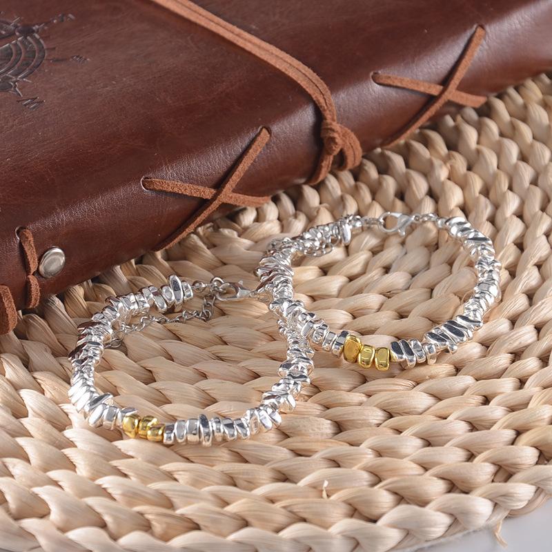 High-Quality Anti-Static Delicate Bracelet, Light Luxury Unique Cheese Bead Round Hand Chain Jewelry