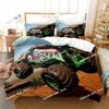 Boys Cars Duvet Cover Cartoon Monster Truck Cool Vehicle Bedding Set Off Road Vehicle Locomotive Comforter Cover King Size