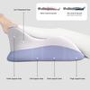 Couples Butt Cushion 3D Curved Wavy Back Cushion Multi-Position Support Memory Foam Wedge Pillow for Bed Lying And Sitting Couples Intimacy
