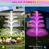 1Pcs Multi-layer LED solar jellyfish light, 7 modes, outdoor garden decorative light, courtyard landscape light, holiday gift