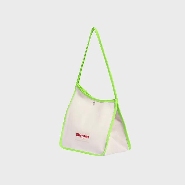SLASH CANVAS MEDIUM - NEON LIME