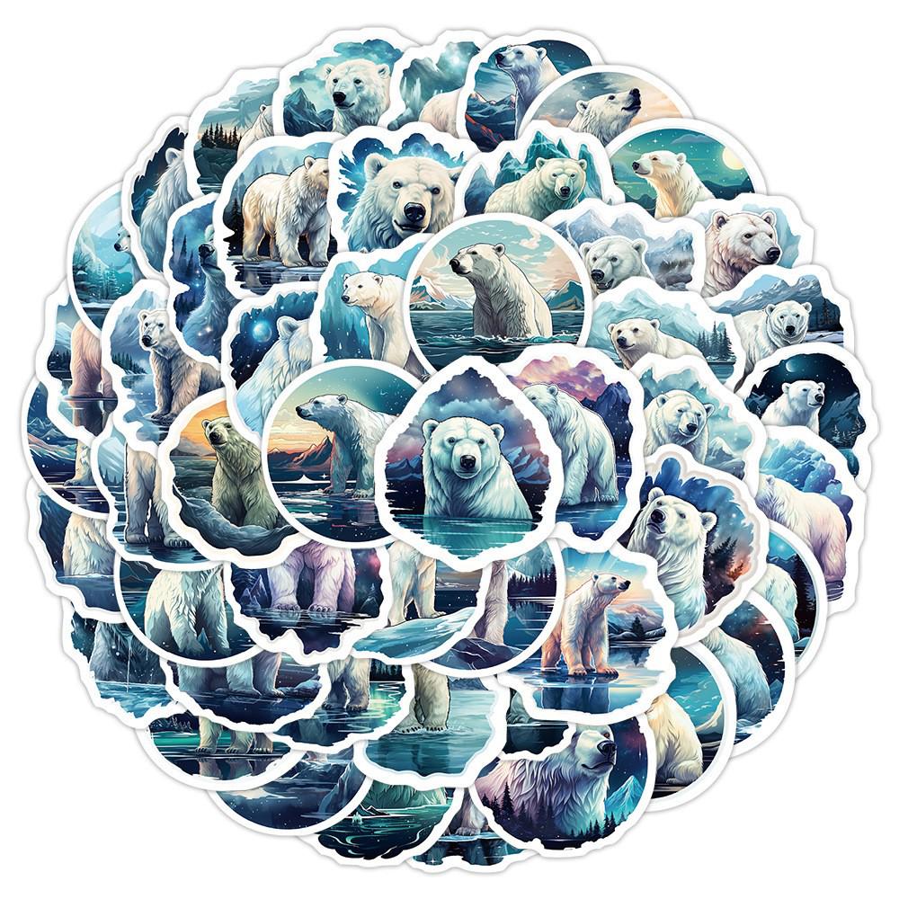 50 Unique Waterproof Watercolor Horse Stickers: Perfect for Phones, Cups, and Kids' Planners