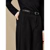INMAN Women's Retro Wool Blend Wide-Leg Pants