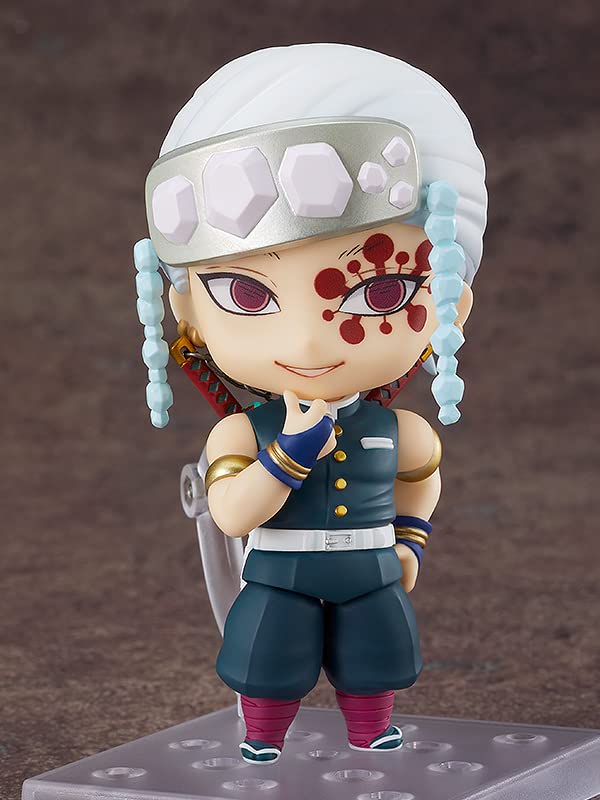 Nendoroid Demon Kimetsu no Yaiba Usu Tengen Plastic Painted Movable Figure Slayer Non-scale