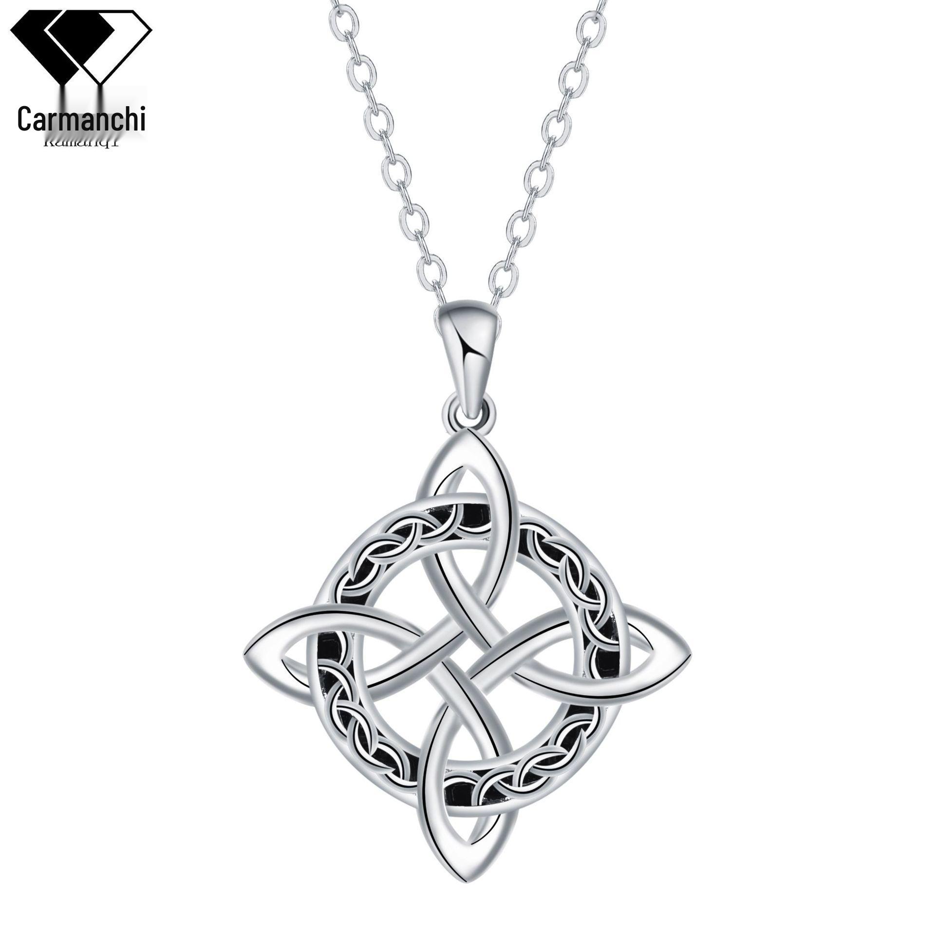 Celtic Cross Anime Light Luxury Niche Women s Necklace Jewelry