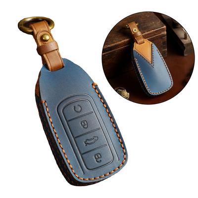 1 Stück Auto-Schlüsselanhänger-Hülle, Anti-Drop-blaues Autozubehör