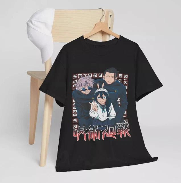 Anime Jujutsu Kaisen Choso TShirt Girl Anime Unisexga JJK Gift Black Tee S