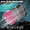 1 Pair 60921 Filter Cartridges for Respirator Mask, Gas Mask Filter Compatible with 6200,6800,7502, 7503 Masks(Pink)