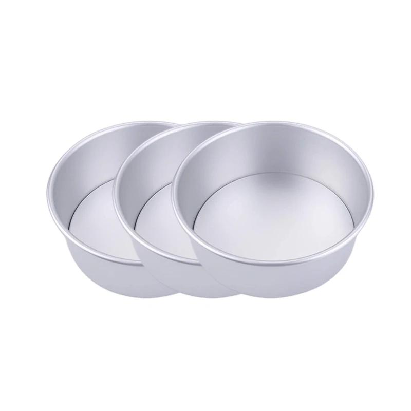 1/2/3 Pièces Moule à Gâteau Fond Amovible Couche 4 pouces Moules à Gâteau Pour la Cuisson Aluminium Rond Moule à Gâteau Moule à Cheesecake Outils de Cuisine