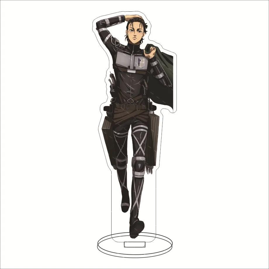 Anime Attack On Titan Acrylic Decorative Crafts Toy 15cm Mikasa ARMIN EREN Collectible Figures Desktop Home Decoration