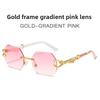 Leopard Motif Geometric Sunglasses With Uv400 Protection For Outdoor Fashion And Travel