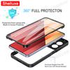 PocoX6 360 Full Body Front+Back Clear Case Shelluxe For Xiaomi POCO X6 Pro Pocophone X6Pro 5G Silicone Double Sided Phone Cover