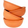 Heat-resistant stoneware baking bowl, 4 pieces