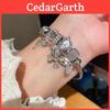 European Style Animal Inspired Zinc Alloy Butterfly Pendant Wrap Wristband For Women