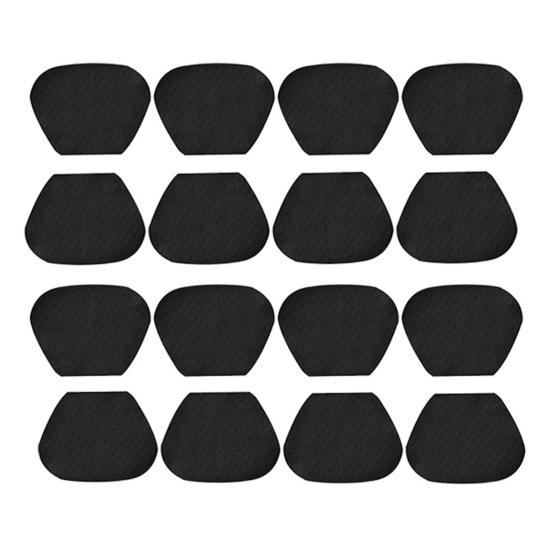 16 Pcs Guitar Pick Grips Reusable Self-adhesive Rubber Hand Grips Anti-slip Guitar Pick Stickers for Sweaty Hands Live Performances Beginners