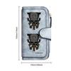 Gothic Skull Print Long Wallet Forever Casual PU Leather Multi Card Holder