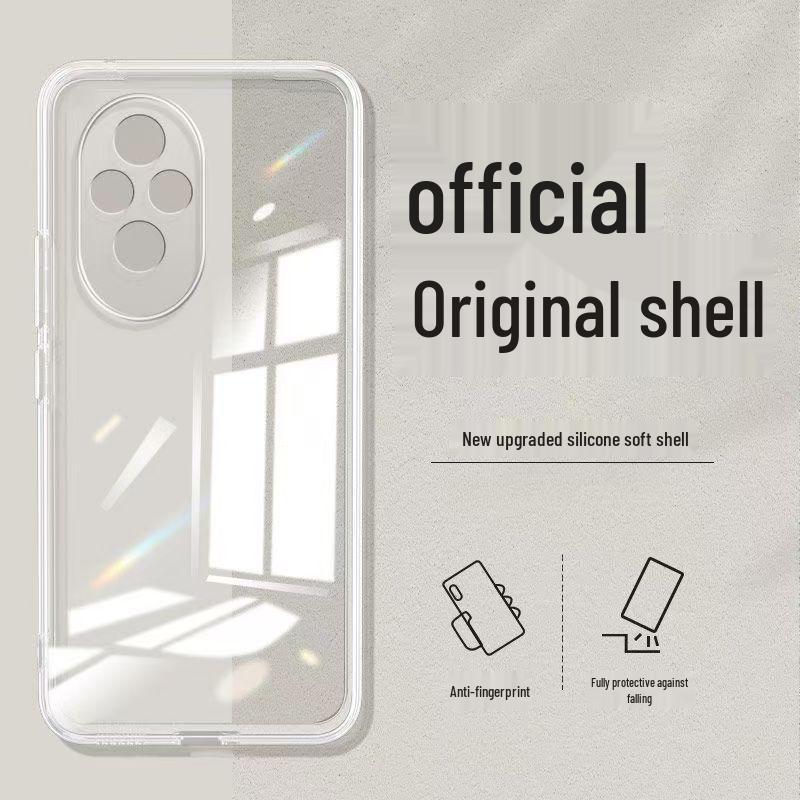 Honor 200 Case: Solid Color Liquid Full Coverage, Drop Protection, Soft Straight Edge Design