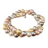 Vintage Mixed Color Natural Deep Sea Shell Pearl Necklace Round Candy Color High-End Niche