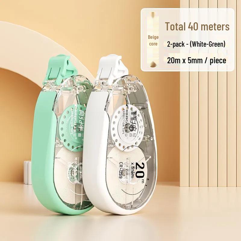 Large Capacity Eye-Friendly Correction Tape - Smooth, Silent, and Anti-Drop.