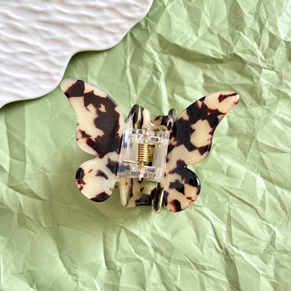 Durable Hair Claw Clip Colorful Hair Barrettes Elegant Butterfly Hair Clip  Women