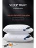 Luxury Five-Star Hotel Neck Protection Pillow - Ultra-Soft Feather Velvet, Perfect for Better Sleep In Dormitories; Resilient and Non-Collapsing.