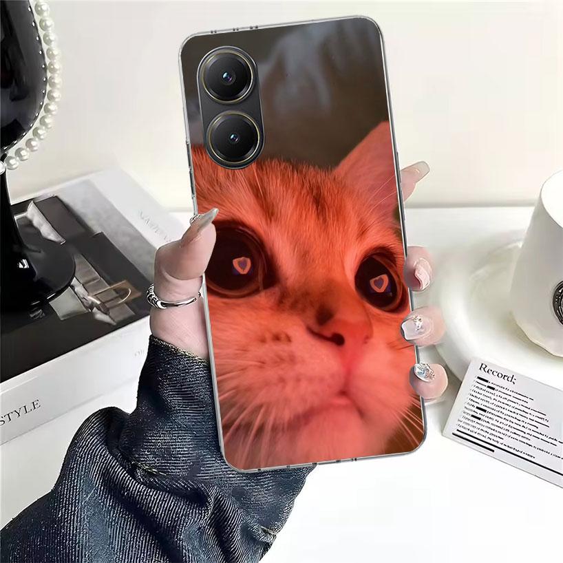 Pet Cat Funny Memes For Xiaomi Poco X7 X6 X5 F7 Ultra F6 F5 Pro Phone Case X4 Nfc F4 Gt F3 M6 M5S M5 M4 M3 Fundas Cover Coque