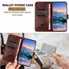 Flip Case for Nokia HMD Fusion Magnetic Shock Absorption PU Leather Wallet Phone Cover with Card Slots and Detachable Wrist Strap