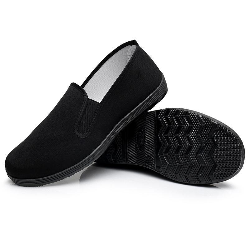 Scarpe da Kung Fu Tradizionali Cinesi Neutre in Cotone Scarpe Sportive da Allenamento Arti Marziali Tai Chi Traspiranti e Resistenti all'Usura Sportive