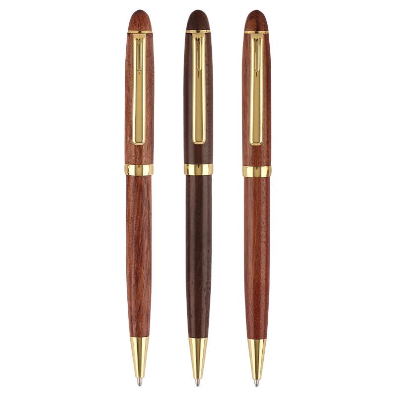 Brass & Sandalwood Ballpoint Gift Pen with Custom Engraving