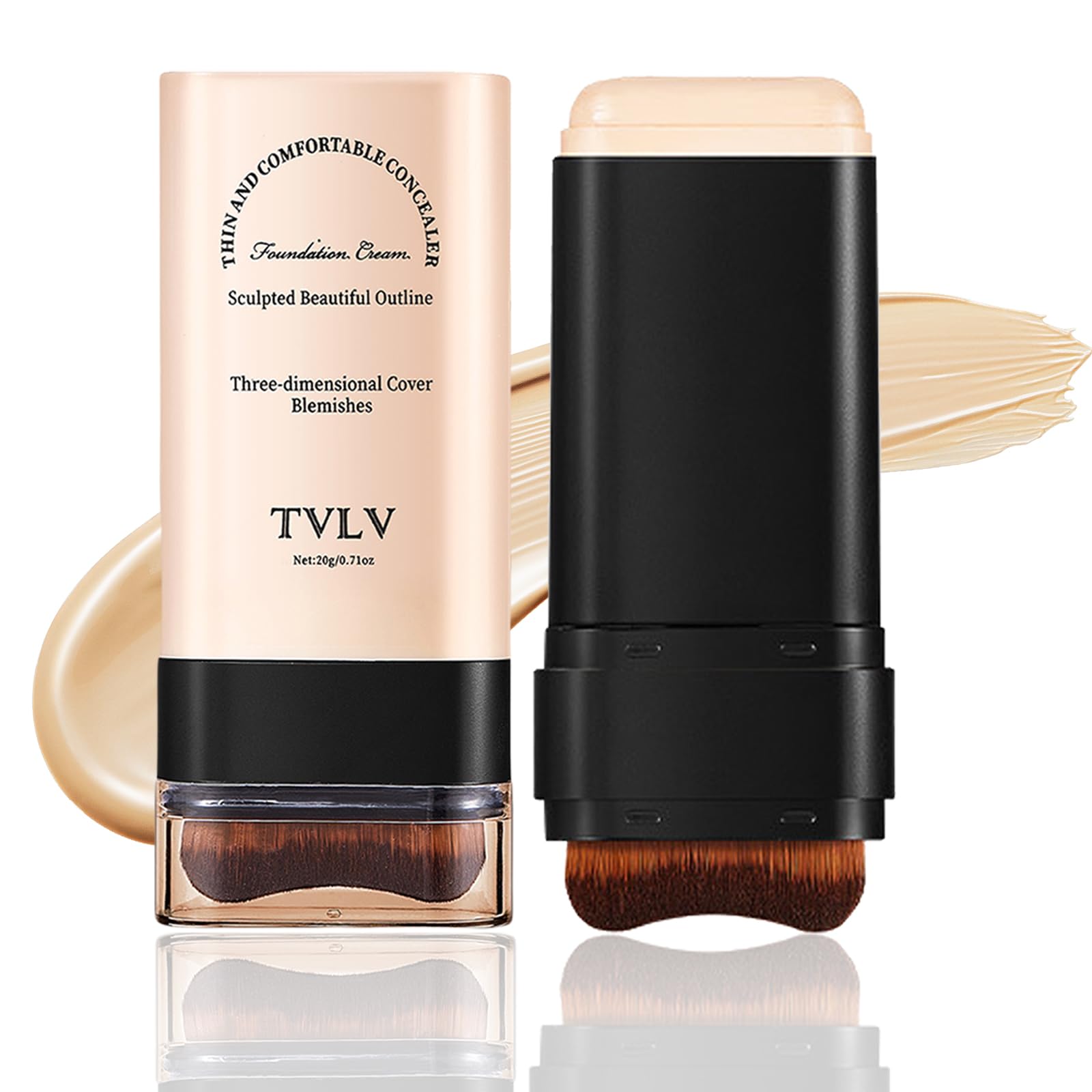 

Тональная основа в стик-карандаше с кисточкой Шелковистая тональная основа в стик-карандаше с двойной головкой. Жидкая тональная основа с естественным покрытием. Держится 24 часа. Идеально подходит для использования с жесткой кисточкой.