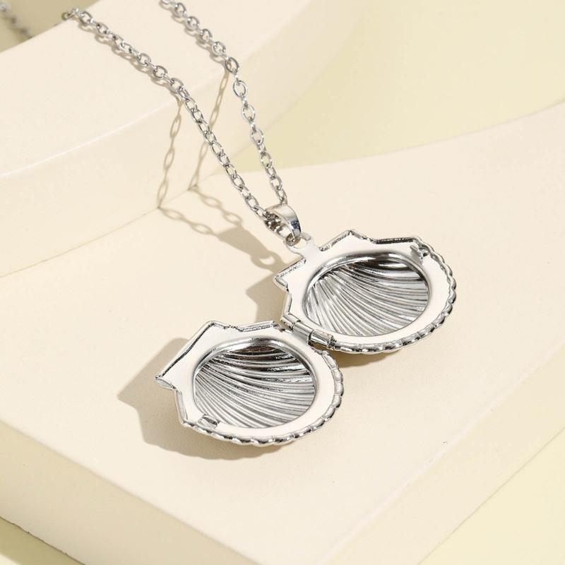 DIY Photo Pendant Charm Clavicular Chain 40+5cm Adjustable Length Women Jewelry