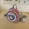 Plaid Women's Backpack New Spring and Summer Contrasting Color Versatile Backpack Mini Schoolbag