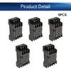 Heyiarbeit 5Pcs PYF14A 14-Pin DIN Rail Mounted Power Relay Socket Base Holder for H3Y-4 Relay
