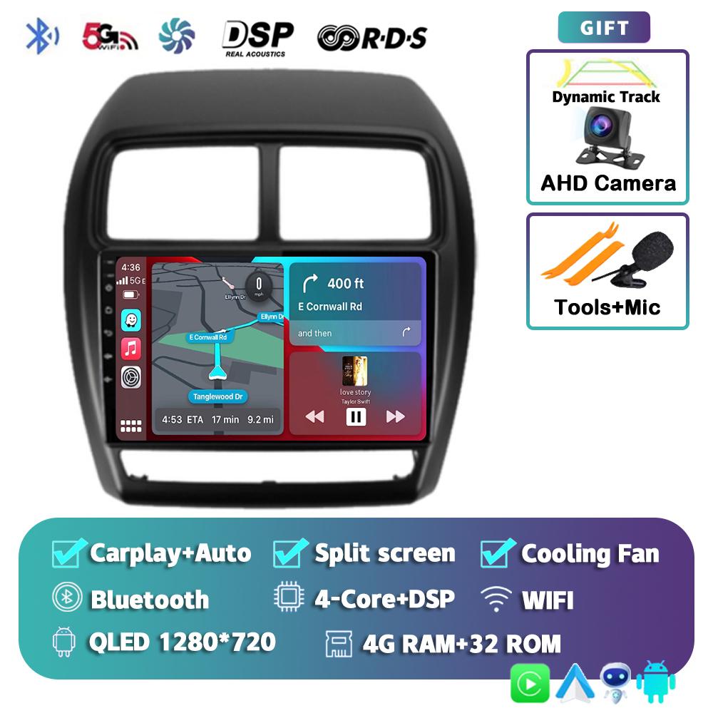 

Android 14 Carplay Auto Для Mitsubishi ASX 1 2016 2017 2018 2019 2020 20201 2022 Автомагнитола Мультимедийный плеер Стерео WIFI+4G DSP