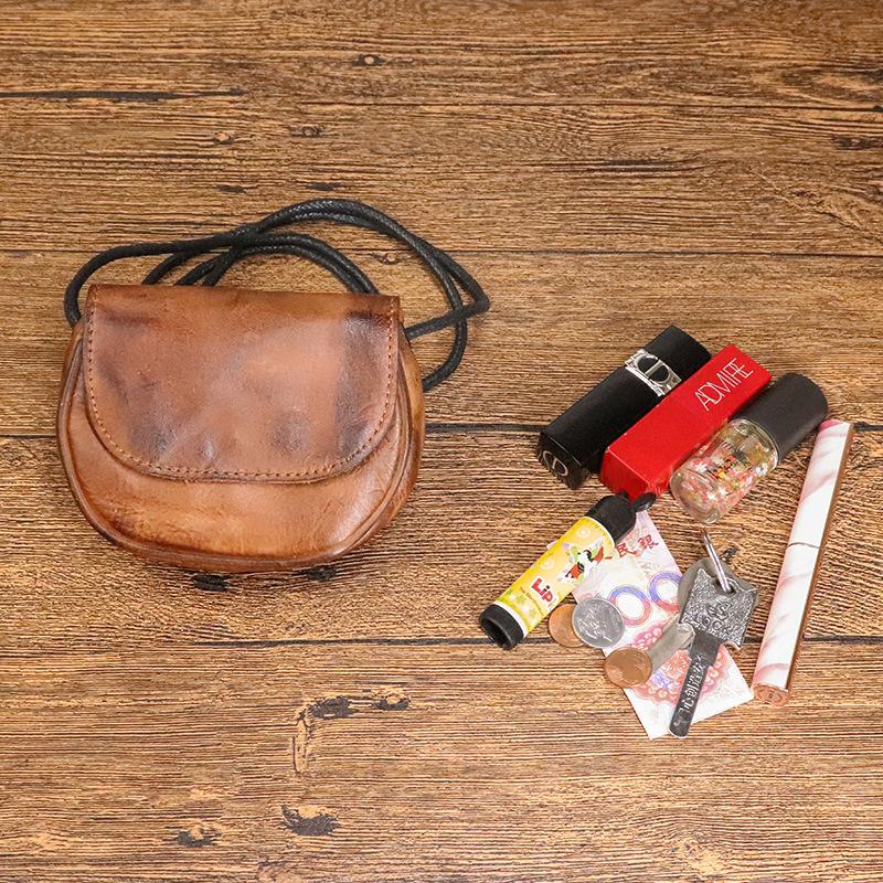 Spring and Summer New Trendy Bag with A Stylish Half Circle Texture, Saddle Bag, Versatile Single Shoulder Crossbody Bag