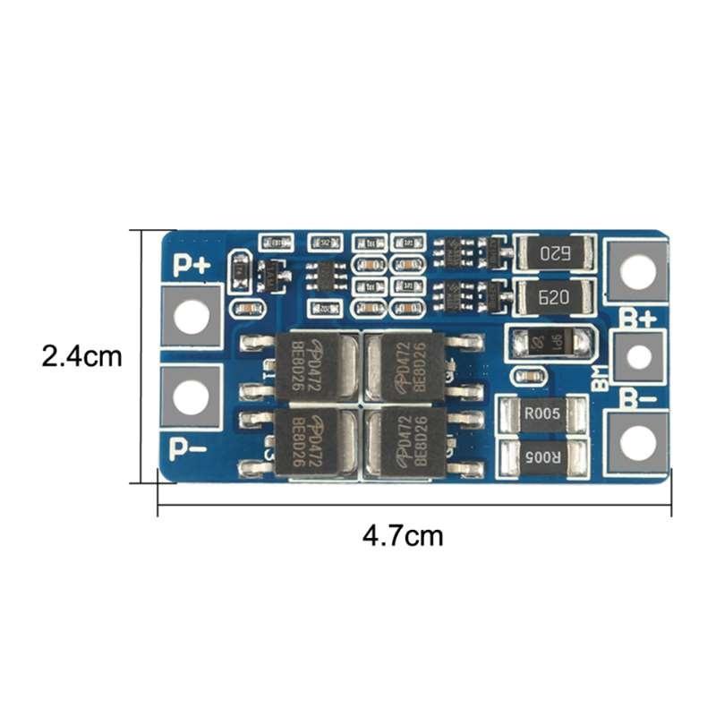 2S 18650 Lithium-Batterie-Schutzplatine, 8,4 V, ausgewogene Funktion, Überladungsschutz, 18650-Lademodule