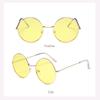 Travel Accessories Sun-Protective Round Sunglasses Punk Outdoor Driving Glasses Metal Frame Fishing Sunglasses For Women Man