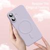 For iPhone 17 Pro Max 17 Air 17Pro Case Magnetic Cover for Mag-safe Liquid Silicone Velvet Lining All-round Camera Protect Shell