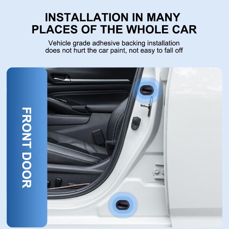 SEAMETAL 12 STÜCKE Autotür Stoßdämpfende Dichtung Für Auto Kofferraum Schallschutzmatte Stoßfest