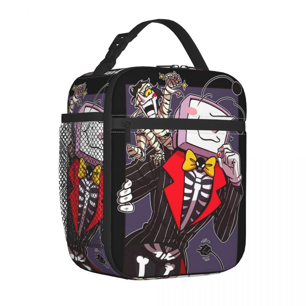 Trick Or Treat SpamTenna Deltarune Insulated Lunch Bag Food Container Reusable Cooler Thermal Bento Box For School Office