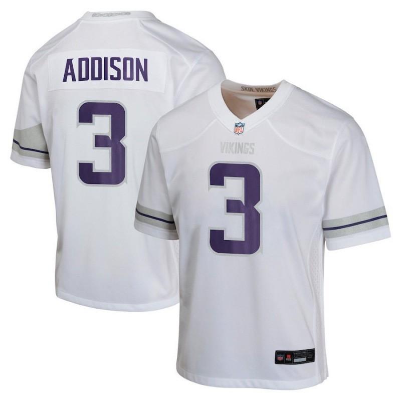 2026 NFL Minnesota Vikings Second Gen Embroidered Short Sleeve Jersey