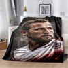 Harry Kane England Football Player Flannel Blanket, Soft Warm Throw Blanket for Sofa Bed, Soccer Fan Home Decor Bedding Blanket