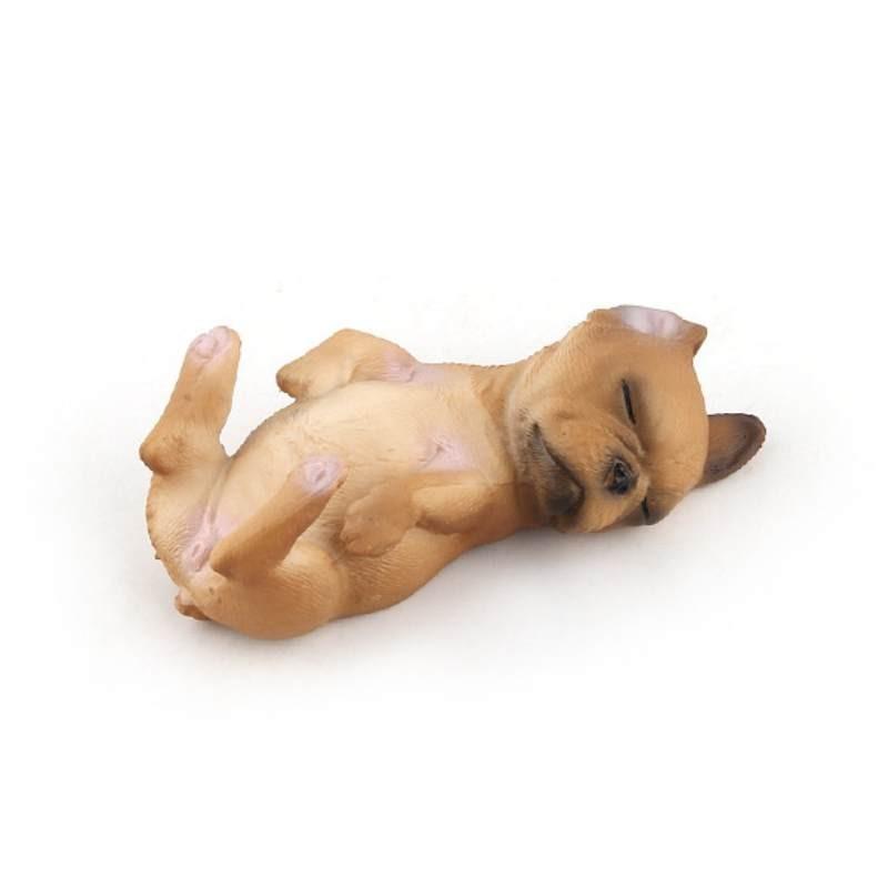 

French Bulldog Posed Figurine With Realistic Finish For Desktop Decor And Gift Giving StyleR