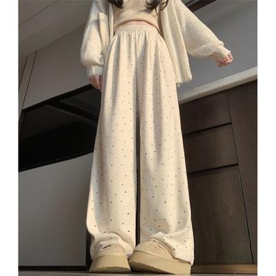 Women's Spring and Autumn New Loose Casual Pants Trend Skinny Wide Leg Pants