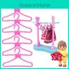 Langlebiger Kunststoffbügel mit 30 cm Höhe, 10er-Pack, Rosa Schleifen-Design