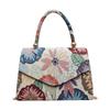 Shoulder Bag Ethnic Jacquard Chain Crossbody Bag