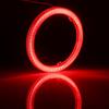 Grandview COB Squid Ring 80mm Red Headlight with Cover Ballast Angel Eye for Car Set of 2 (Upgraded Version)