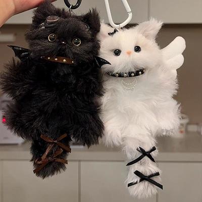 Pandantiv Pisoi de Pluș Kawaii Handmade Pachet Material DIY Jucării Drăguțe de Agățat Cadou