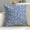 Retro patterns Cushion Cover Soft  EasyWash Pillow Case  Versatile for Couch Bed Travel and Office