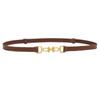 Women's Genuine Leather Retro Skirt Belt - 2023 High-End Design for Sweaters & Outerwear.